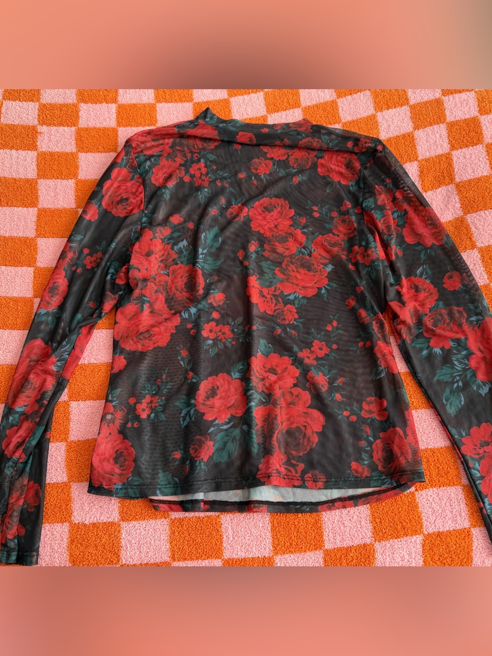 SHEIN rose turtleneck